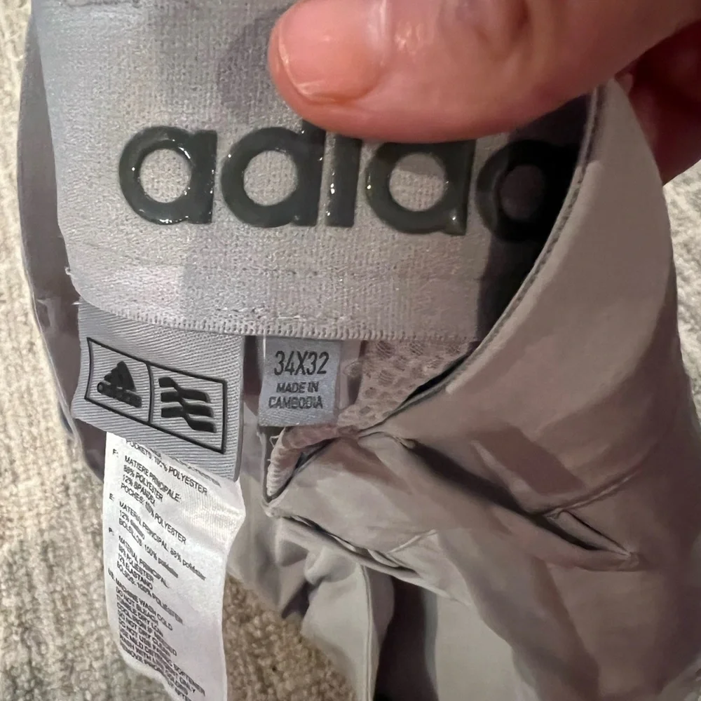 Adidas Men's Light Gray golf 34x32